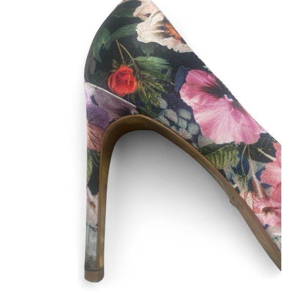 Ted Baker Multicolor Floral Heels 39 - Picture 5 of 6